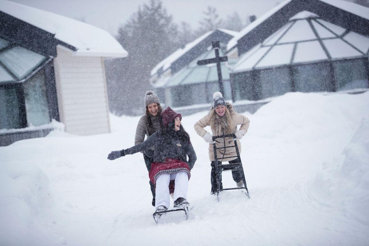 How to get to Lapland: Lapland Igloo Holiday Snowfall