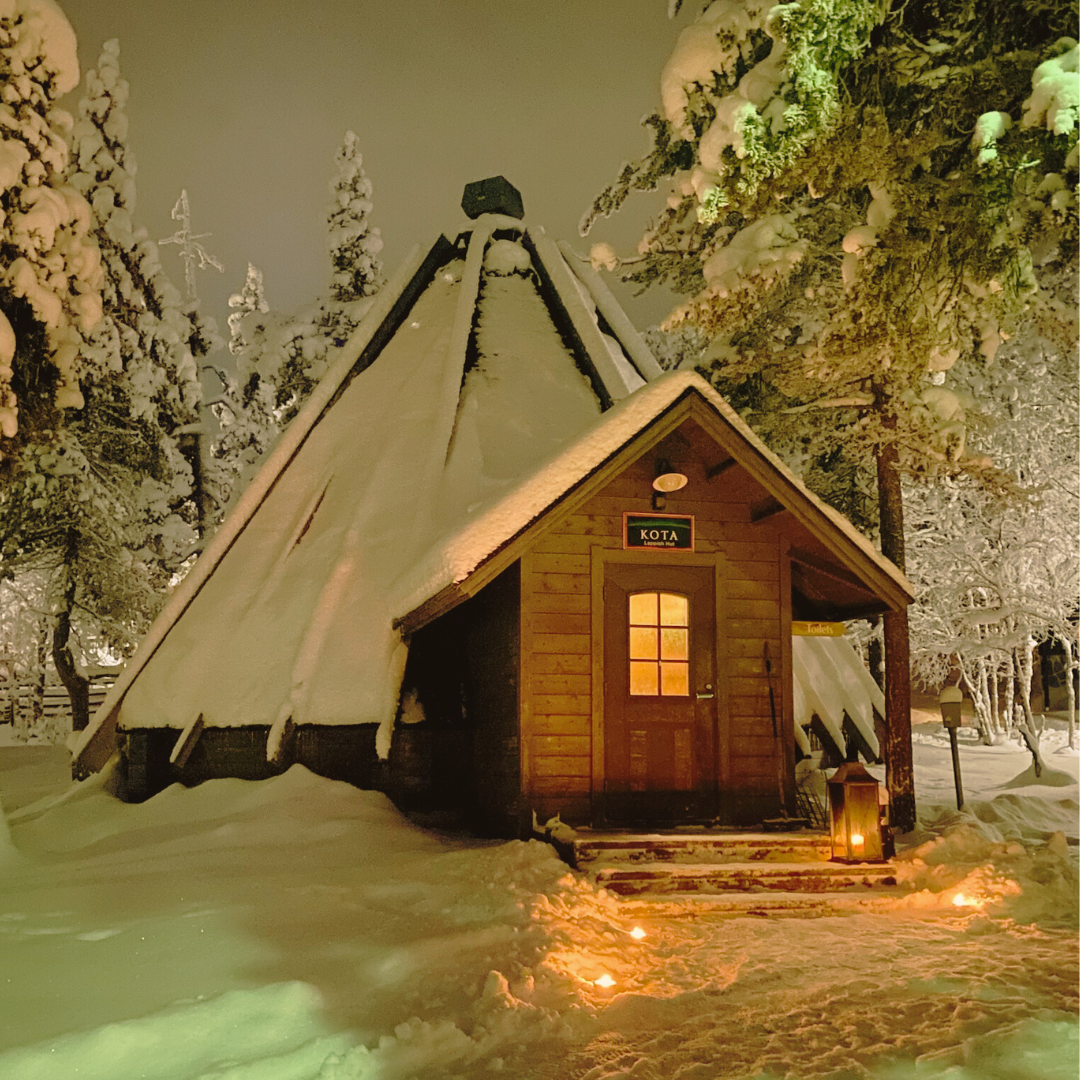 Special dinners available for booking in Santa's Hotel Tunturi Lappish Hut