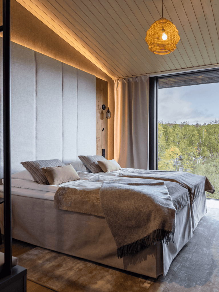 Huone Santa's Hotel Rakassa Kilpisjärvellä