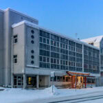 Hotel Rudolf julkisivu talvella