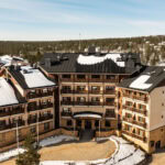Santa's Hotel Tunturi ilmasta käsin katsottuna