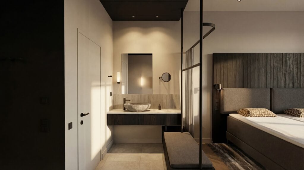 Artist's impression from Santa's Hotel Noelle's Superior room