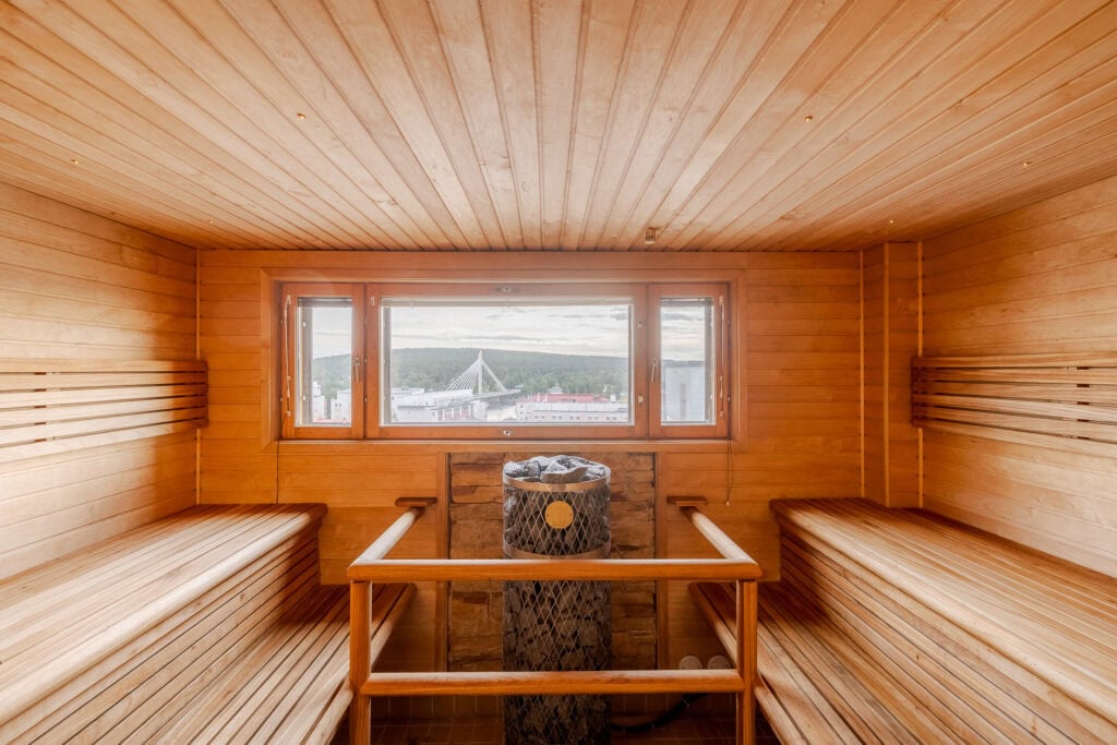 Santa Clausin Aurora Borealis-sviitin sauna