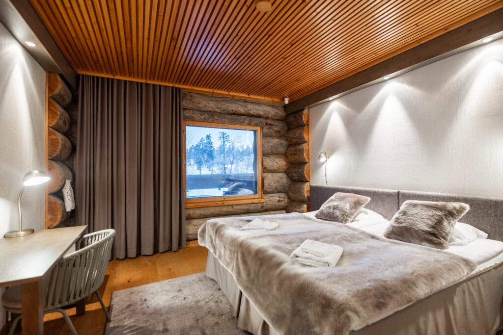 Villa Laavun makuuhuone